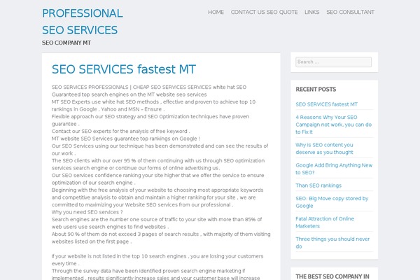 Piedmont theme site design template sample