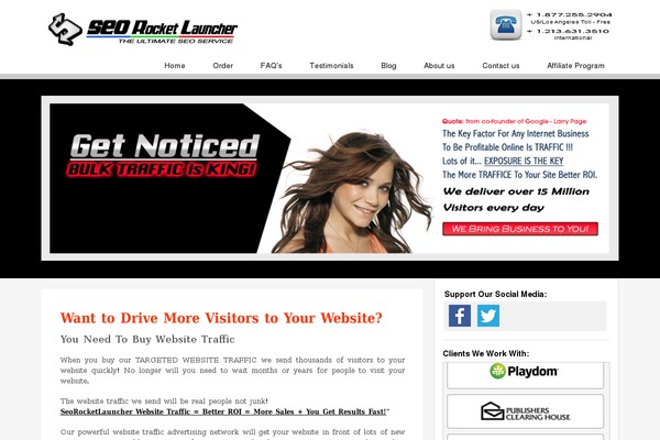 Site using Client Scroller Widget plugin