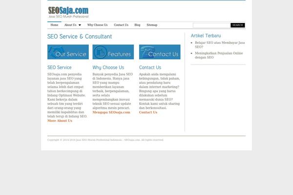 MiniBuzz theme site design template sample