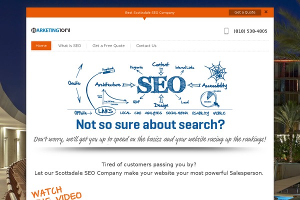 Scottsdale theme site design template sample