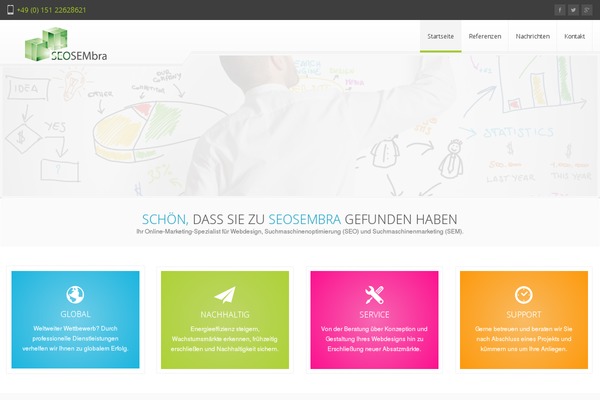 Mestro theme site design template sample