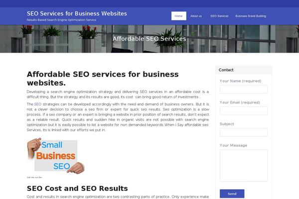 seoseoservices.com site used Shopbiz Lite