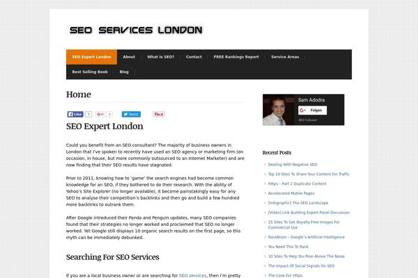 Wp Radiance 1.0.3 theme site design template sample