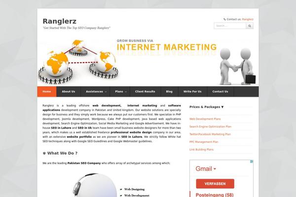 Pytheas theme site design template sample