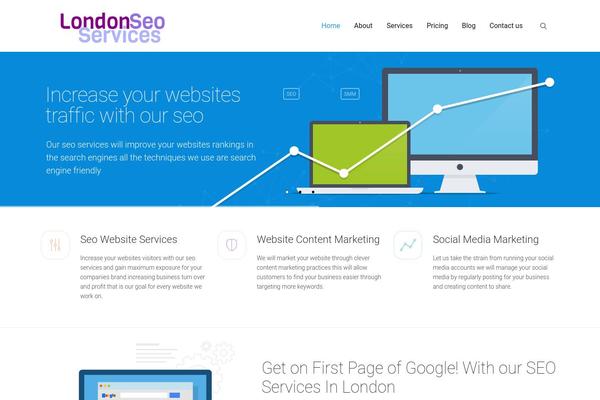 SEOWP theme site design template sample