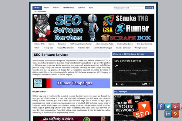 Site using Youtube shortcode plugin