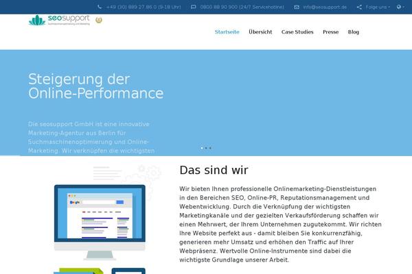 SEOWP theme site design template sample