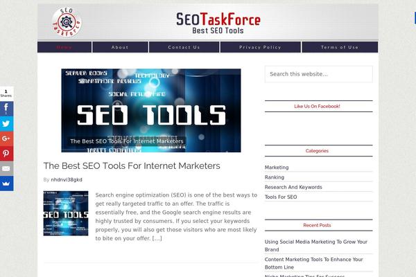 Site using Addcents plugin