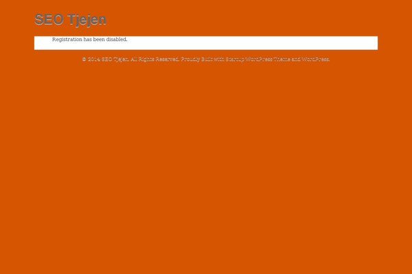 StartupWP theme site design template sample
