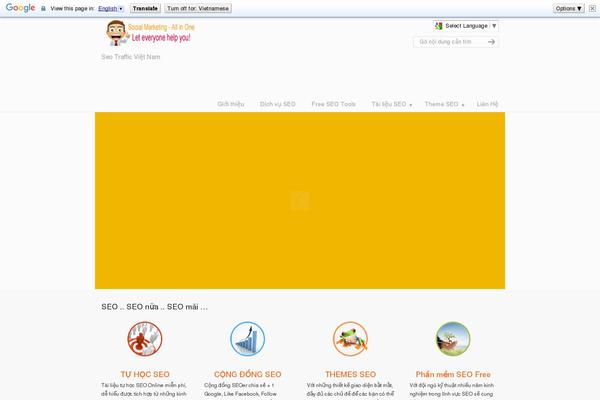 Site using Arscode-social-slider plugin