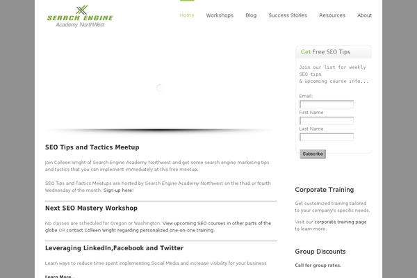 seotrainingnw.com site used Fashionable-lite