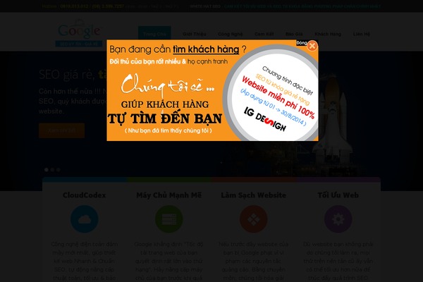 seotukhoagiare.com site used Lgdesign
