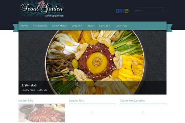 Gusteau theme site design template sample