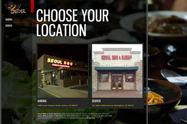 Aurora theme site design template sample