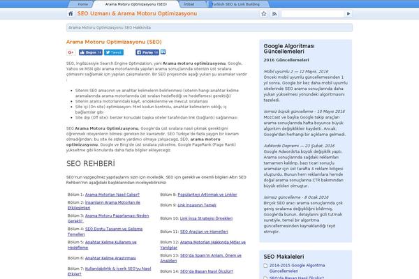 Site using Google Plus plugin