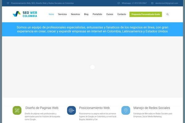 SEOWP theme site design template sample