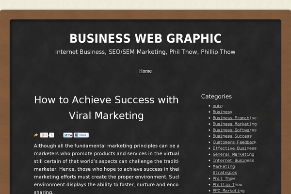 Classic Chalkboard theme site design template sample