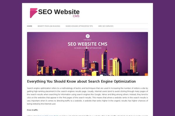 Tiny Forge theme site design template sample