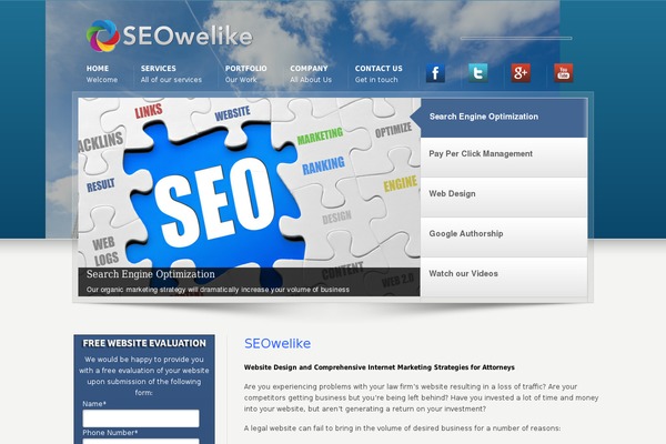 Karma theme site design template sample