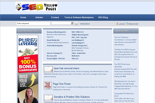 Directorypress theme site design template sample