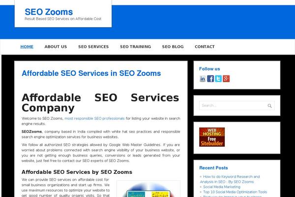Gradiant theme site design template sample
