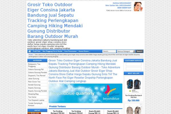 sepatugunungku.com site used Wptoko