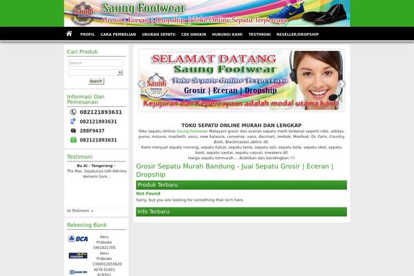 Pasaraya theme site design template sample
