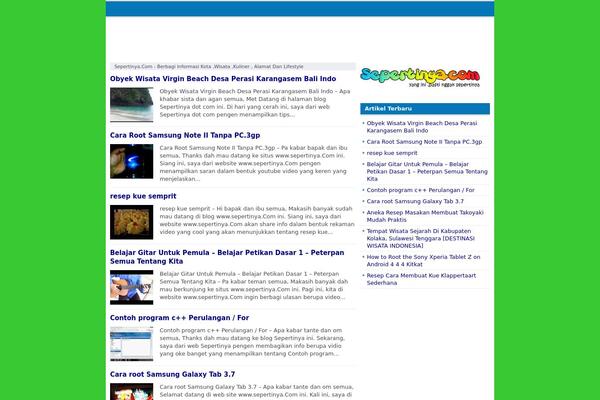 Nyeo theme site design template sample