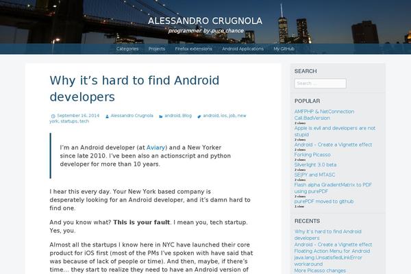 Site using Simple-social-buttons plugin