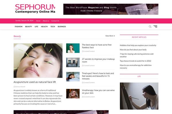 Magbook theme site design template sample