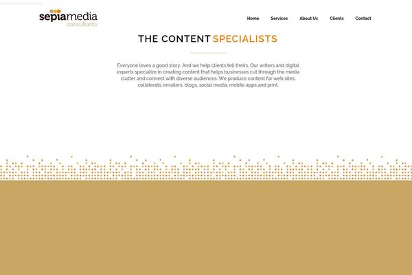 sepia-media.com site used Cubic