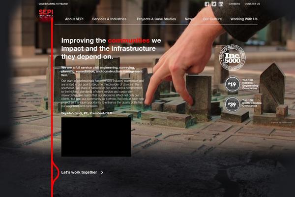 sepiengineering.com site used BlankSlate