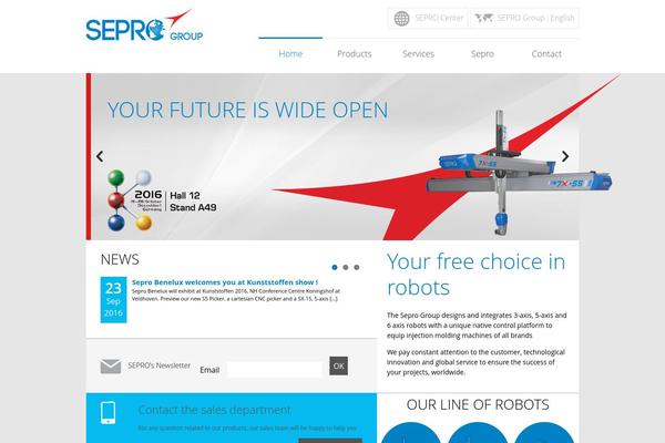 sepro theme websites examples