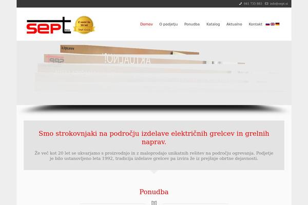 Cake theme site design template sample
