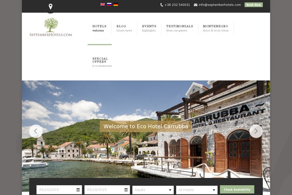 septemberhotels.com site used September
