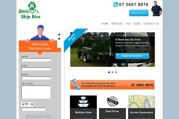 Site using Responsive WordPress Slider - HG Slider plugin
