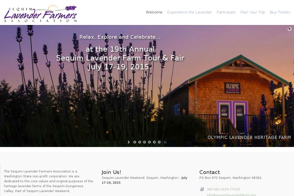 sequimlavender.org site used Reno