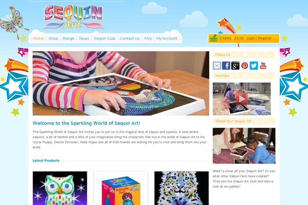 sequinart.com site used Tessellate