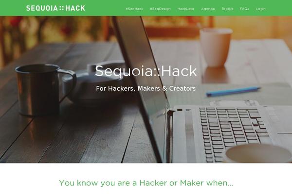 Sequoia theme websites examples