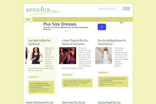 Greenleaf theme site design template sample