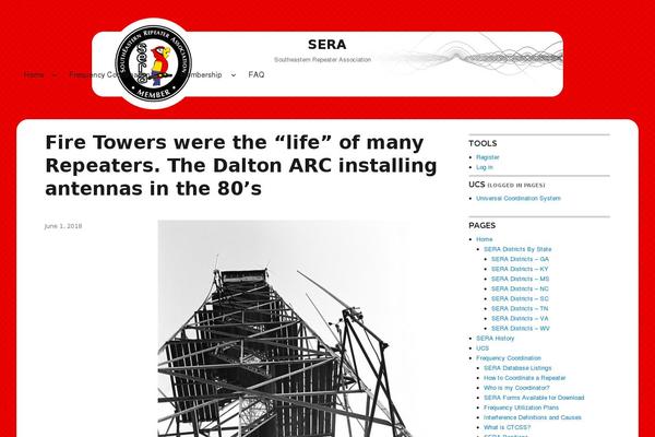 sera.org site used Twentysixteen-sera