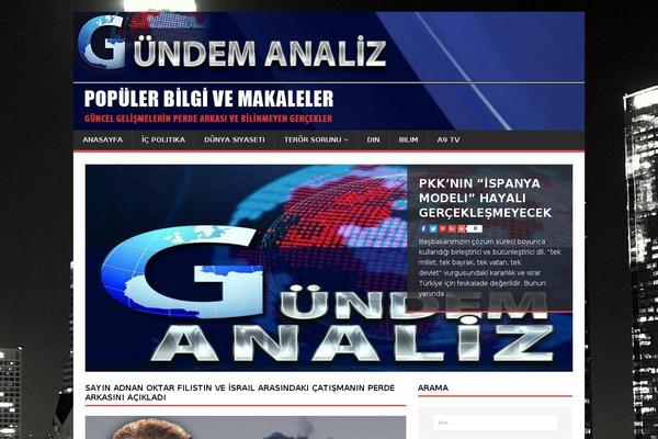Site using WP News feed widget plugin