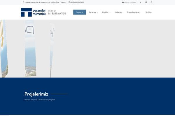 Axension theme site design template sample