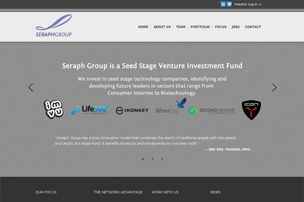 Yield theme site design template sample