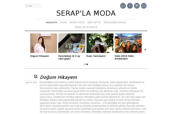 Moda theme site design template sample