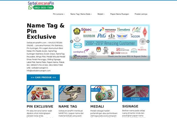 discover theme site design template sample