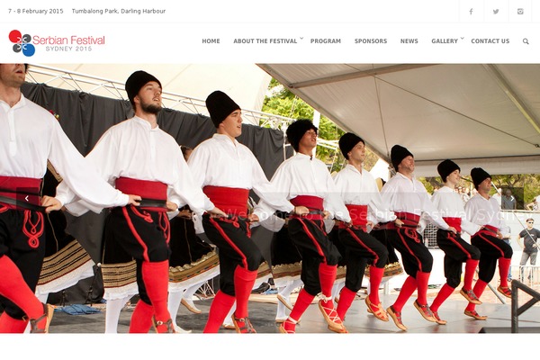 serbianfestival.com.au site used Serbianfestival-child