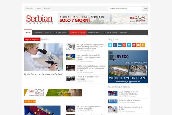 NewsPlus theme site design template sample