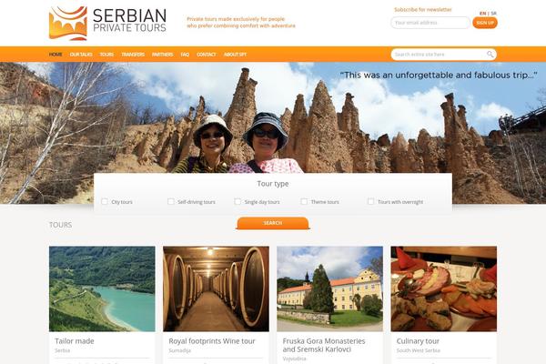 BookYourTravel theme site design template sample