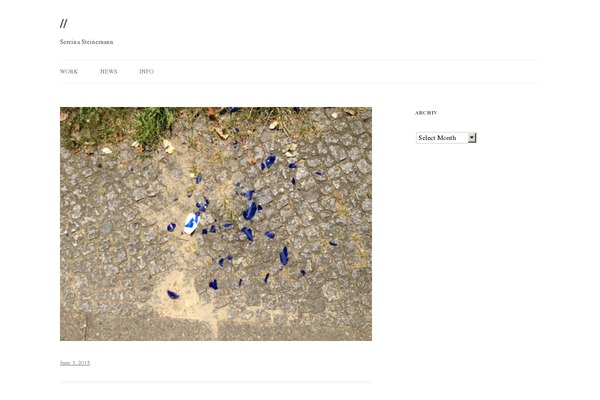 Zinnia theme site design template sample